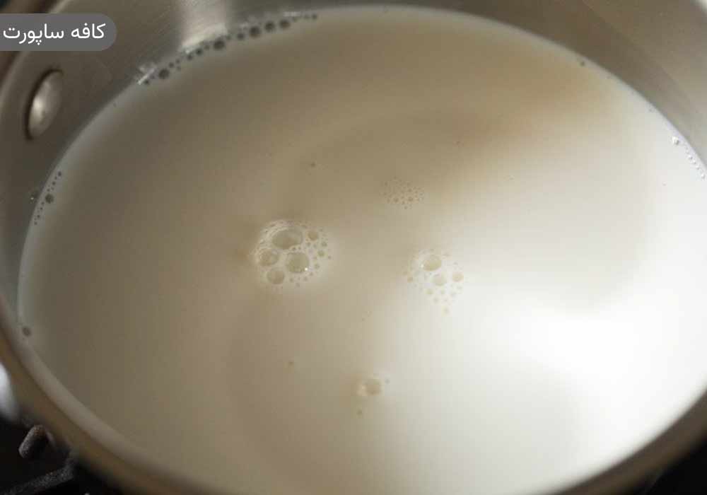 طرز تهیه قهوه با شیر (شیر قهوه)
