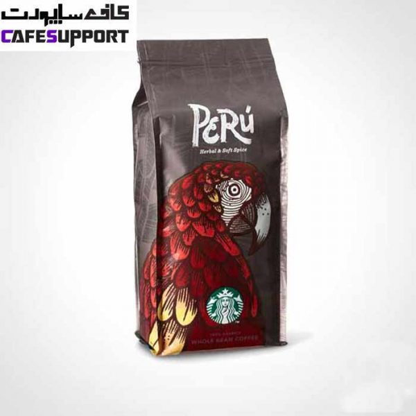 دانه قهوه استارباکس پرو peru