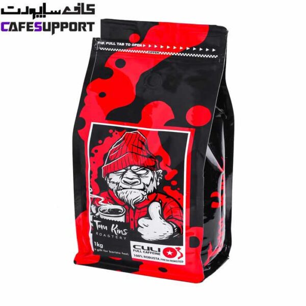 دانه قهوه 100% روبوستا کولی تام کینز