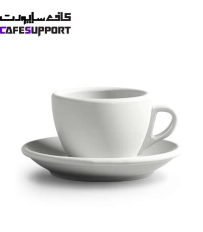 فنجان سرامیکی کاپوچینو سفید Club House