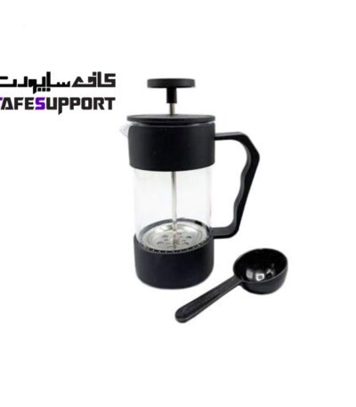 فرنچ پرس سیلیکونی مشکی (350 میلی لیتر)