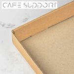 سینی دو پرسی کرافت بدون چاپ 27×36 سانتی متر