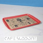 کاغذ کف سینی 25×35 سانتی متر کرافت چاپدار مشکی