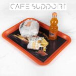 کاغذ کف سینی 30×40 سانتی متر طرح برگر