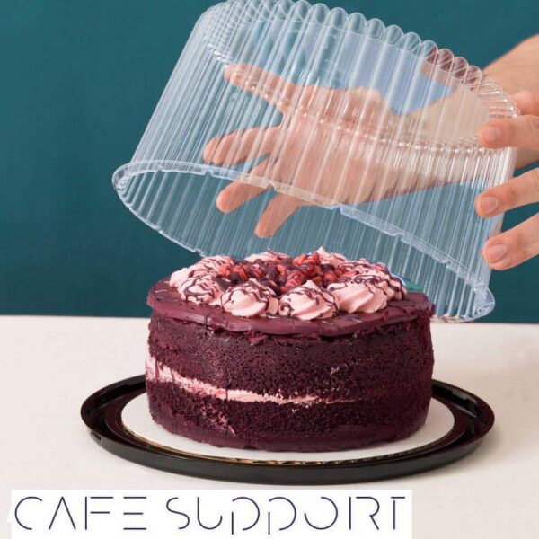 ظرف کیک یکبار مصرف شفاف بزرگ