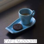 فنجان اسپرسو و نعلبکی سرامیکی