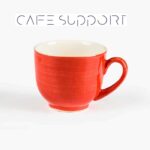 فنجان لاته و نعلبکی سرامیکی