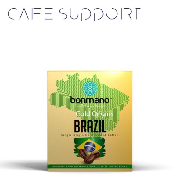 قهوه فوری گلد برزیل بن مانو (بسته 24 عددی)